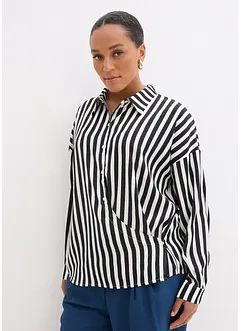 Blouse van fijn satijn, bonprix