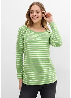 Zwangerschapsshirt / voedingsshirt van katoen met drukknopen, bonprix