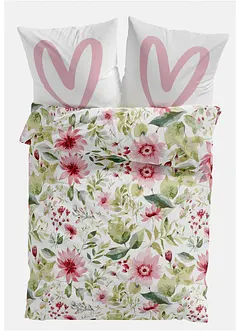 Dekbedovertrek met bloemmotief, bonprix