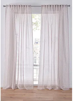 Gordijn met gerecycled polyester en print (1 stuk), bonprix