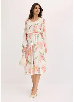Gedessineerde midi jurk, bonprix