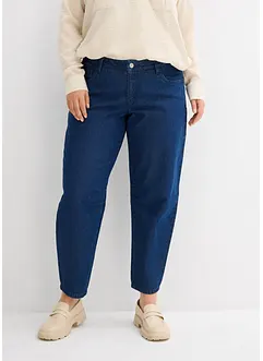 Barrel jeans mid waist, biologisch katoen, bonprix