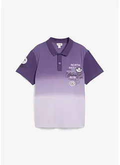 Poloshirt van katoen met kleurverloop en korte mouw, bonprix