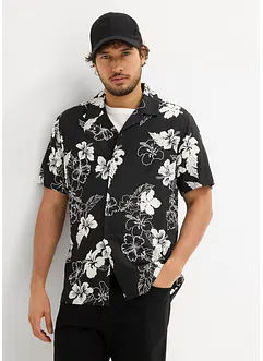 Overhemd met korte mouwen van viscose, bonprix