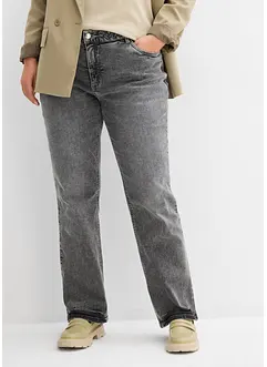Straight jeans mid waist, bonprix