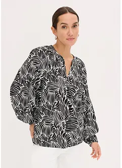 Tuniekblouse van vloeiende viscose, bonprix