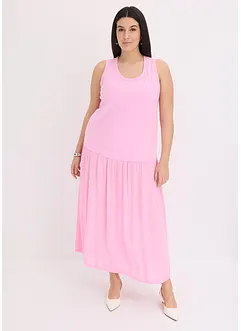 Maxi jurk met materiaalmix, bonprix