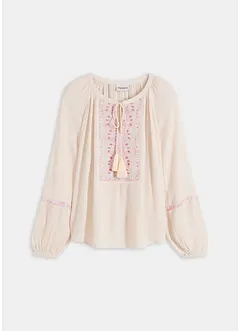 Oversized blouse met borduursel, bonprix