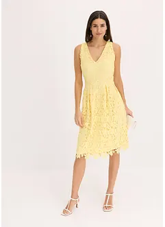 Jurk met guipure kant, bonprix