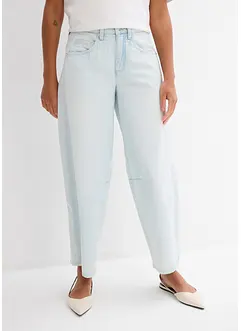 Balloon jeans mid waist, super soft, cropped, bonprix