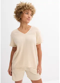 Shirt tuniek van zachte mousseline, bonprix