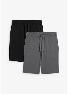Sweat bermuda (set van 2), bonprix