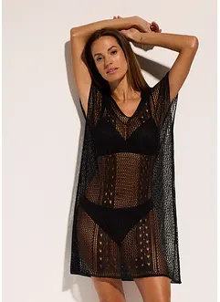 Strandjurk in gehaakte look van soepele viscose, bonprix