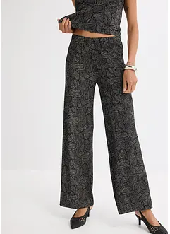 Jersey-crèpe broek, bonprix