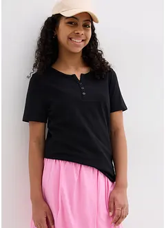 Henley shirt van puur biologisch katoen, bonprix