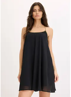 Chiffonjurk met origineel detail op de rug, bonprix