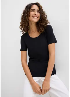 T-shirt van soepele viscose (set van 2), bonprix