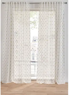 Gordijn met borduursel (1 stuk), bonprix