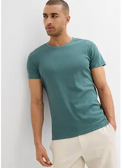 Geribd T-shirt, slim fit (set van 2), bonprix