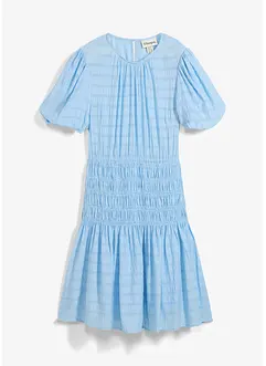 Mini jurk met gesmokt inzetstuk, bonprix