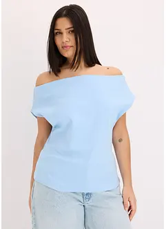 Off-shoulder shirt van puur biologisch katoen, bonprix