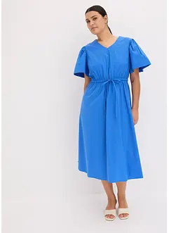 Midi jurk met wijde mouwen, bonprix