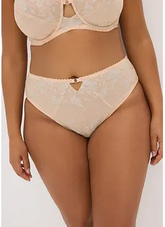 Maxislip met 2-kleurig lurex kant, bonprix