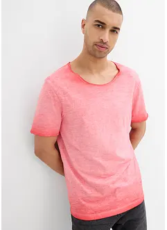 T-shirt van biologisch katoen in washed out look, bonprix