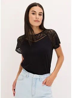 Shirt met kant, bonprix