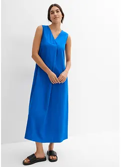 Jurk met spaghettibandjes van soepele viscose, bonprix