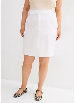 Stretch spijkerrok met high waist, bonprix