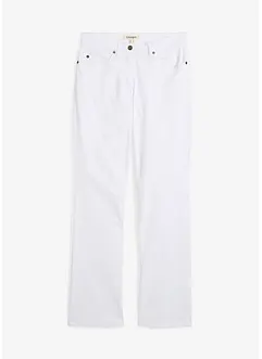 Mid waist stretch jeans, straight, bonprix