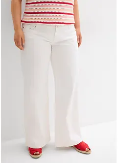 Wijde jeans, low waist, bonprix