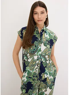 Gedessineerde blouse van soepele viscose, bonprix