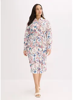 Gedessineerde jurk van soepele viscose, bonprix
