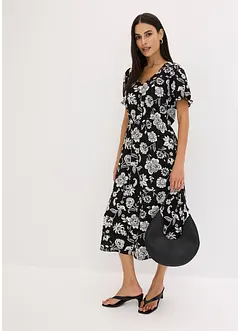 Gedessineerde midi jurk, bonprix