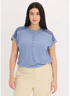 Shirt met kanten inzetstuk, bonprix