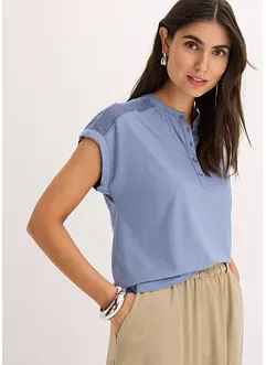 Shirt met kanten inzetstuk, bonprix