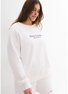 Oversized sweater met borduurwerk, bonprix