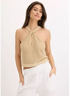 Gebreide top met glitters, bonprix