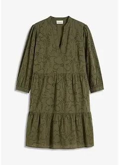 Tuniekjurk met broderie anglaise, bonprix