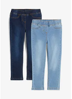 Jegging mid waist (set van 2), bonprix