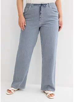 Straight jeans, high waist, gestreept, bonprix