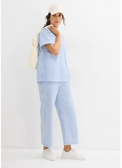 Blouse van seersucker, bonprix