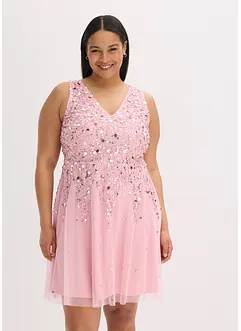 Jurk met pailletten, bonprix