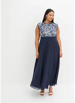 Midi jurk met kant, bonprix