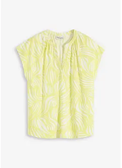 Henley shirt van een zachte viscosemix, bonprix