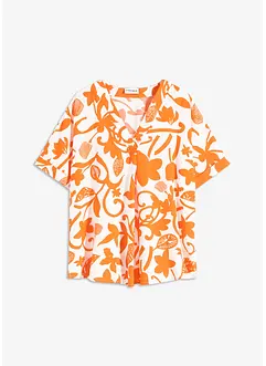 Gedessineerde tuniekblouse van soepele viscose, bonprix