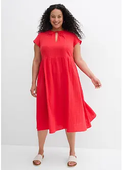 Jurk van zachte mousseline, bonprix