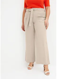7/8 broek met comfortband van puur katoen, bonprix